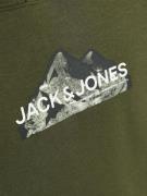 Jack & Jones Junior Sweatshirt  grøn / gran / hvid