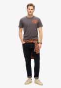 Superdry Bluser & t-shirts  orangerød / sort