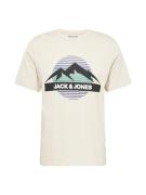 JACK & JONES Bluser & t-shirts 'JJPEAK'  beige / lysegrøn / lilla / so...