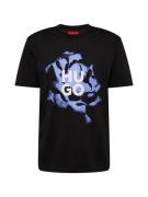 HUGO Bluser & t-shirts 'Dignitey'  lyselilla / sort / hvid