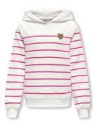 KIDS ONLY Sweatshirt  guld / fuchsia / hvid