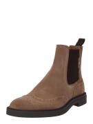 BOSS Chelsea Boots 'Calev'  camel / sort