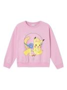 NAME IT Sweatshirt 'Pokémon'  blå / gul / blomme / sølv