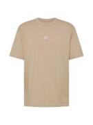 Nike Sportswear Bluser & t-shirts 'PREM ESSNTL'  khaki / hvid