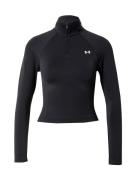 UNDER ARMOUR Funktionsbluse 'Vanish'  sort / hvid