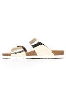 Bayton Sandaler 'Marbella'  lysebrun / guld / sort / hvid