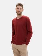 TOM TAILOR Pullover  burgunder