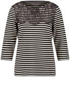 GERRY WEBER Shirts  sort / hvid