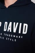 CAMP DAVID Sweatshirt  natblå / hvid