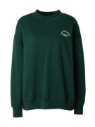 GAP Sweatshirt  mørkegrøn / hvid