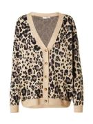 Key Largo Cardigan 'BRITNEY'  beige-meleret / brokade / sort