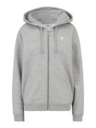 ADIDAS ORIGINALS Sweatjakke 'Essential'  grå / hvid