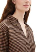 TOM TAILOR Bluse  brun / sort