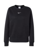 Nike Sportswear Sweatshirt 'Phoenix Fleece'  sort / hvid