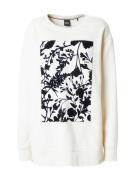 BOSS Sweatshirt 'Eruga'  lyseblå / sort / naturhvid