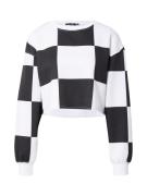 Nasty Gal Sweatshirt  sort / hvid