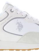 U.S. POLO ASSN. Sneaker low 'TABRY007'  beige / lyseblå / hvid