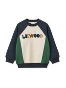 Liewood Sweatshirt  beige / marin / grøn / hvid