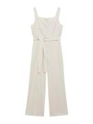 MANGO Jumpsuit 'Lola'  sort / uldhvid