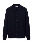 MANGO MAN Cardigan 'LOTUSO'  navy