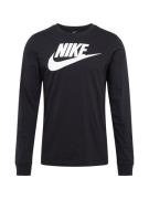 Nike Sportswear Bluser & t-shirts  sort / hvid