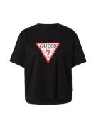 GUESS JEANS Shirts 'ICONIC'  rød / sort / hvid