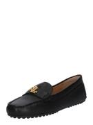 Lauren Ralph Lauren Mokassin 'BARNSBURY-FL-CS'  guld / sort