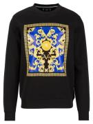 19V69 ITALIA Sweatshirt 'NICO GOLDEN'  blandingsfarvet / sort