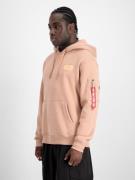 ALPHA INDUSTRIES Sweatshirt  koral / hvid