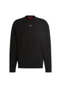 HUGO Sweatshirt  sort / hvid