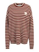 WOOD WOOD Pullover 'Tya'  creme / kastaniebrun