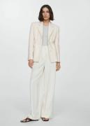 MANGO Blazer 'Dickens'  creme