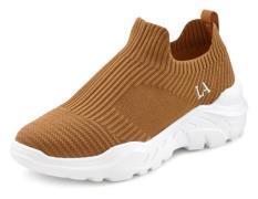 LASCANA Slip On  brun / hvid