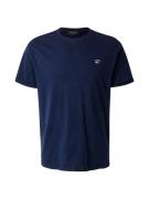 INDICODE JEANS Bluser & t-shirts 'Kloge'  navy / hvid