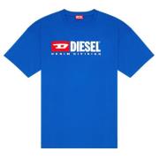 DIESEL Bluser & t-shirts  blå / blodrød / hvid