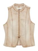 MANGO Vest 'JAMIE'  sand