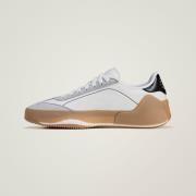 ADIDAS BY STELLA MCCARTNEY Sportssko 'COURT'  lysegrå / sort / hvid