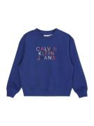 Calvin Klein Jeans Sweatshirt  ensian / lys rød / sort / hvid