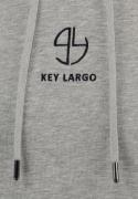 Key Largo Sweatshirt ' KLMEMBERSHIP '  grå / sort