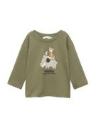 MANGO KIDS Shirts 'MAMUT'  beige / lysegrå / mørkegrå / grøn