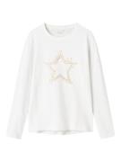 NAME IT Bluser & t-shirts 'NKFVIPARTY'  guld / sort / sølv / hvid