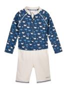 PLAYSHOES UV-beskyttelse  blå / marin / offwhite