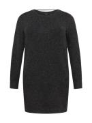 Vero Moda Curve Strikkjole 'Doffy'  sort-meleret