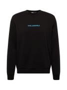 Karl Lagerfeld Sweatshirt  turkis / sort