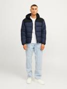 JACK & JONES Vinterjakke 'JJMOON'  navy / sort