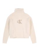 Calvin Klein Jeans Pullover  beige / hvid / uldhvid