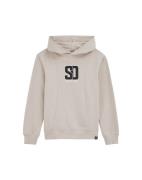 WE Fashion Sweatshirt  lysegrå / sort / hvid