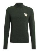 WOOD WOOD Pullover 'Blu'  grøn / hvid