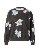 Compania Fantastica Sweatshirt  lyseblå / mørkeorange / sort / hvid