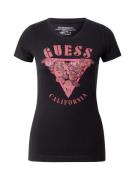 GUESS Shirts  gammelrosa / sort